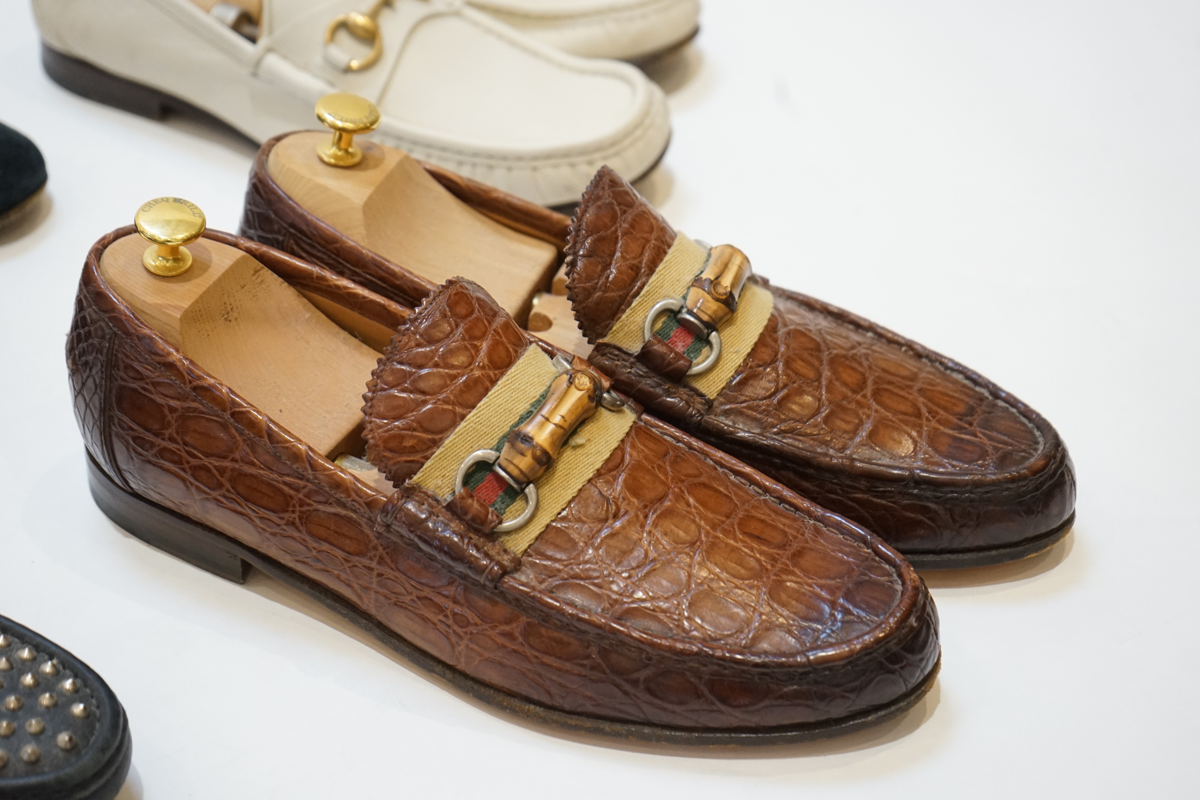 Eight pairs of Gucci gentleman's shoes